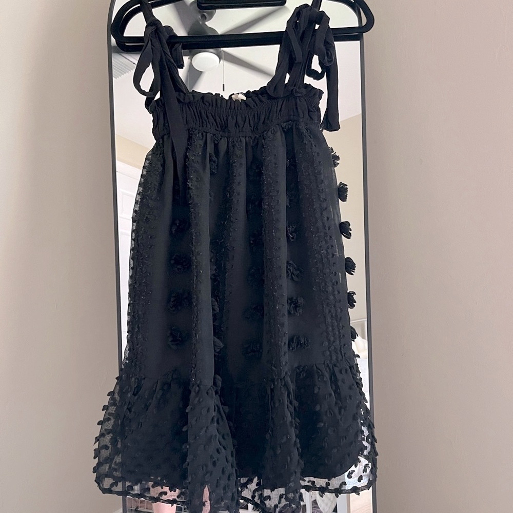 Entro Black Mini Dress